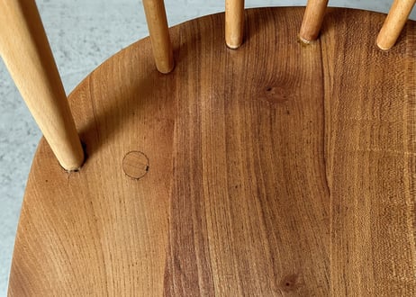 ERCOL アーコール クエーカーチェア(無着色・ワックス仕上げ・背もたれ短め)　S-754