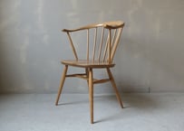 ✶ERCOL アーコール　スモーカーズ(カウホーン)チェア（フルメンテナンス）　S-448