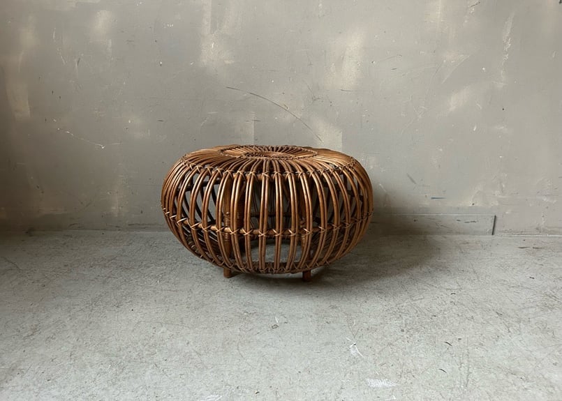 【百貨店商品】 スツール stool オットマン ラタン　新品同様 楽天市場】スツール ラタン オットマン サイドテーブル W 45cm D