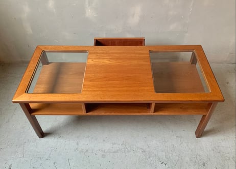 G-planジープラン　チークコーヒーテーブル　S-2401-44