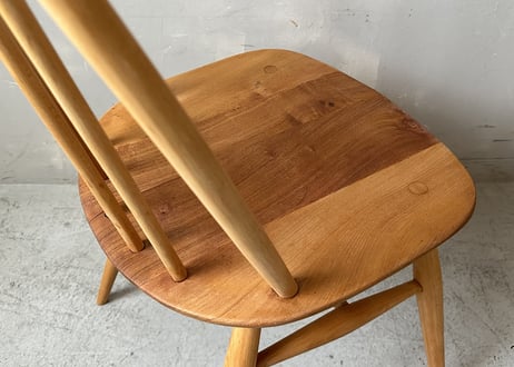 ERCOL アーコール クエーカーチェア(無着色・ワックス仕上げ・背もたれ短め)　S-754