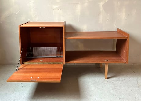 HI-FI ユニット(レコード収納ラック付き) 　 S-2403-28