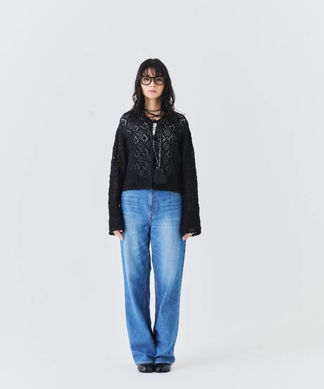 【torrazzo donna（トラッゾドンナ）】インドクロシェットカーディガン