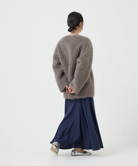 【torrazzo donna（トラッゾドンナ）】エコファーリバーシブルコート