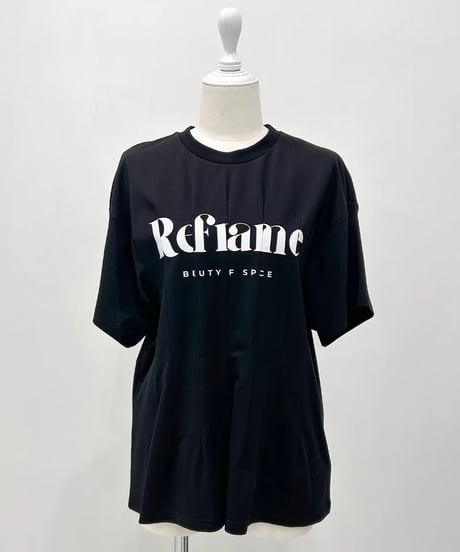 【HERENCIA（ヘレンチア）】Reframeロゴ タックTシャツ