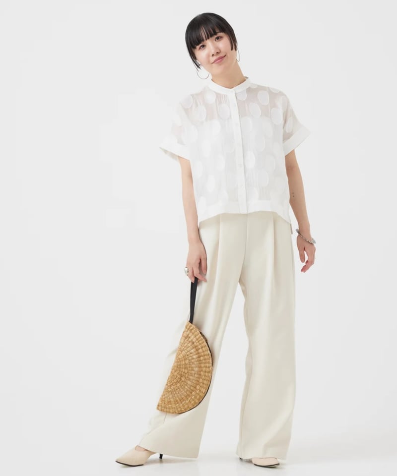 TORRAZZO DONNA(トラッゾドンナ) シアードットブラウス　極美品 TORRAZZO DONNA シアードットブラウス - メルカリ