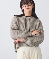 【torrazzo donna（トラッゾドンナ）】スパンコールミックスニット