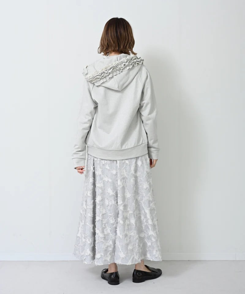 HERENCIA（ヘレンチア）】ラメフリルパーカー | nulla online