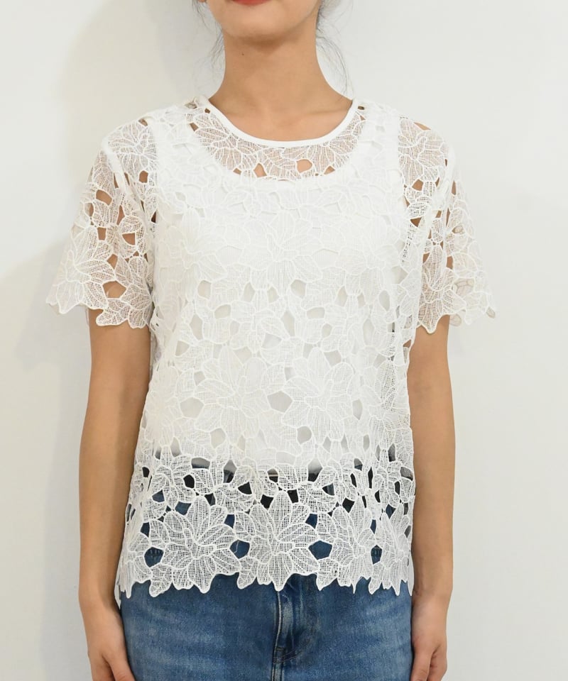 トラッツォドンナ torrazzo donna トップス 優待価格 TORRAZZO DONNA 袖チュール2WAYトップス KOBUNSHA SELECT SHOP 優待価格 TORRAZZO DONNA 袖チュール2WAYトップス