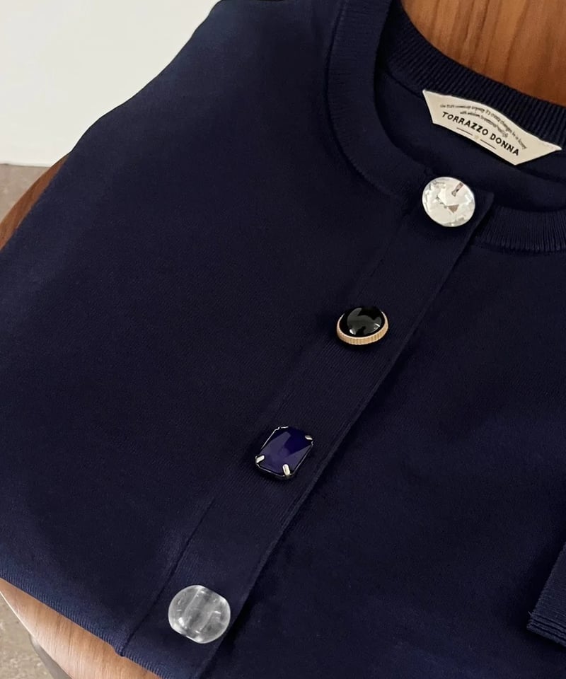 torrazzo donna（トラッゾドンナ）】ビジューカーディガン | nulla online
