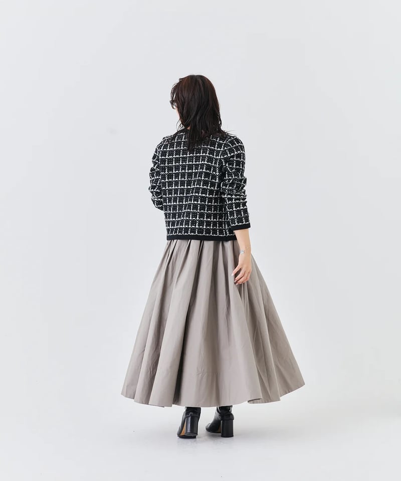 IENATORRAZZO DONNA/トラッゾドンナツィードニットカーディガン TORRAZZO DONNA/トラッゾドンナ】ツィードニットカーディガン