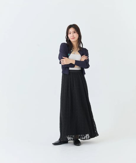 【torrazzo donna（トラッゾドンナ）】ビジューカーディガン