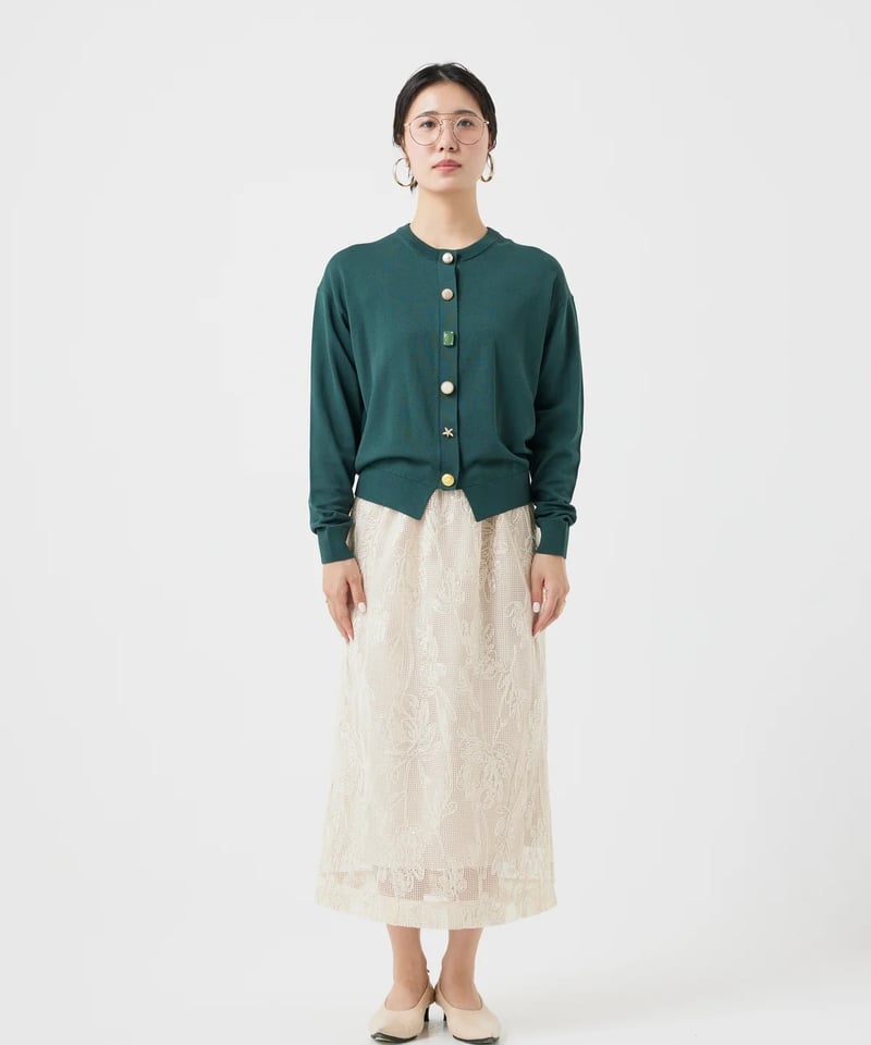 torrazzo donna（トラッゾドンナ）】ビジューカーディガン | nulla online