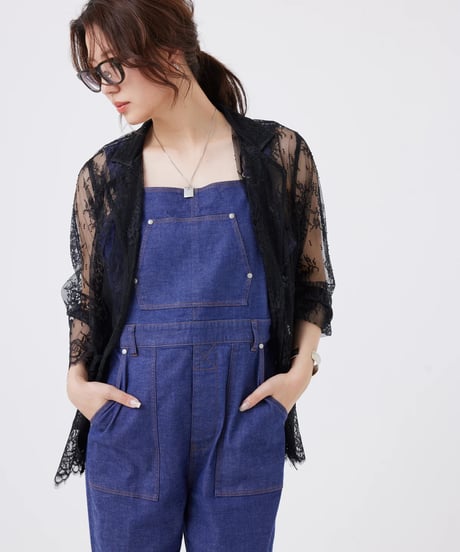 【torrazzo donna（トラッゾドンナ）】フローラルラッセルレースジャケット