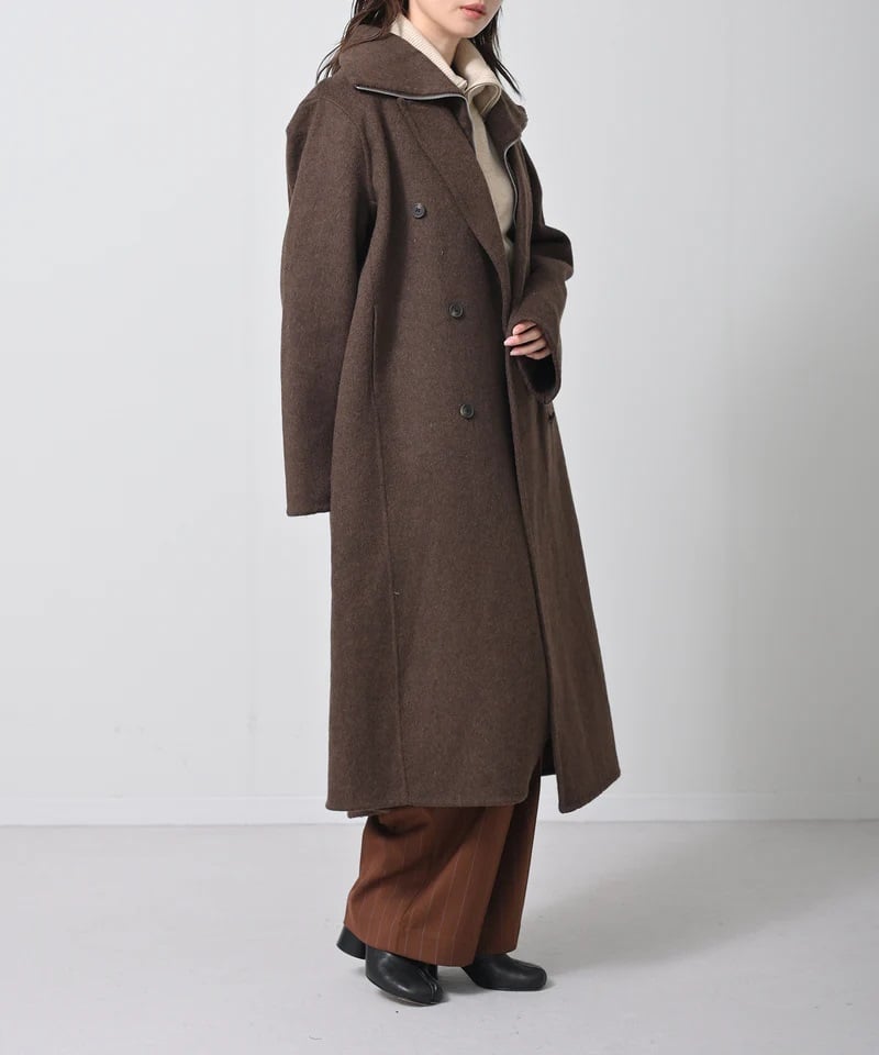 HERENCIA（ヘレンチア）】ダブルウール ロングコート | nulla online