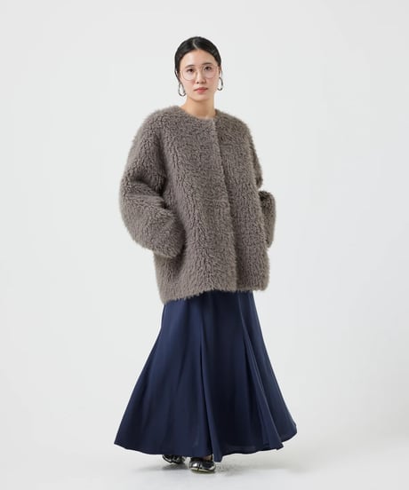 【torrazzo donna（トラッゾドンナ）】エコファーリバーシブルコート