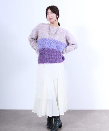 【torrazzo donna（トラッゾドンナ）】グラデーションニットトップス