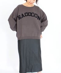 【torrazzo donna（トラッゾドンナ）】スウェット風ロゴジャカードニット
