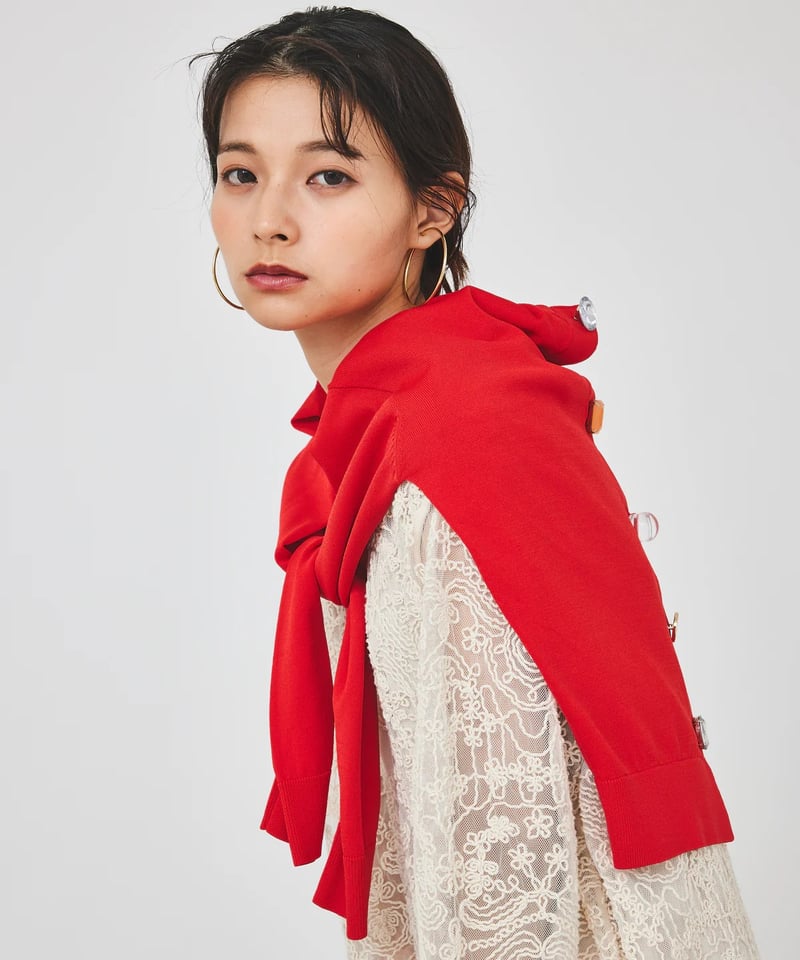 torrazzo donna(トラッゾドンナ)】立体コード刺繍レース torrazzo donna(トラッゾドンナ)】立体コード刺繍レース