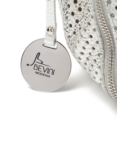 【BEVINI（ベビーニ）】パンチングレザー  巾着バック