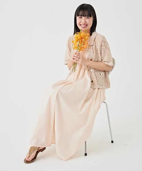 【torrazzo donna（トラッゾドンナ）】ミックスヤーンコンパクトジャケット