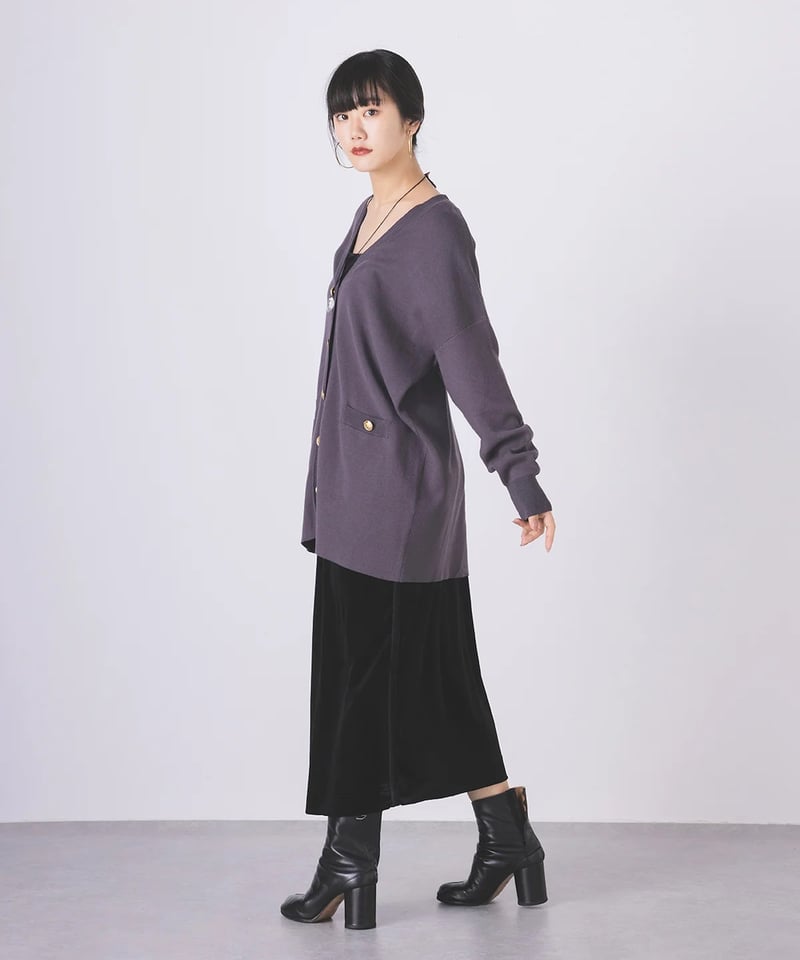 極美品　TORRAZZO DONNA バックペプラム切り替えアイボリーガーデ torrazzo donna（トラッゾドンナ）】ミラノリブボックス
