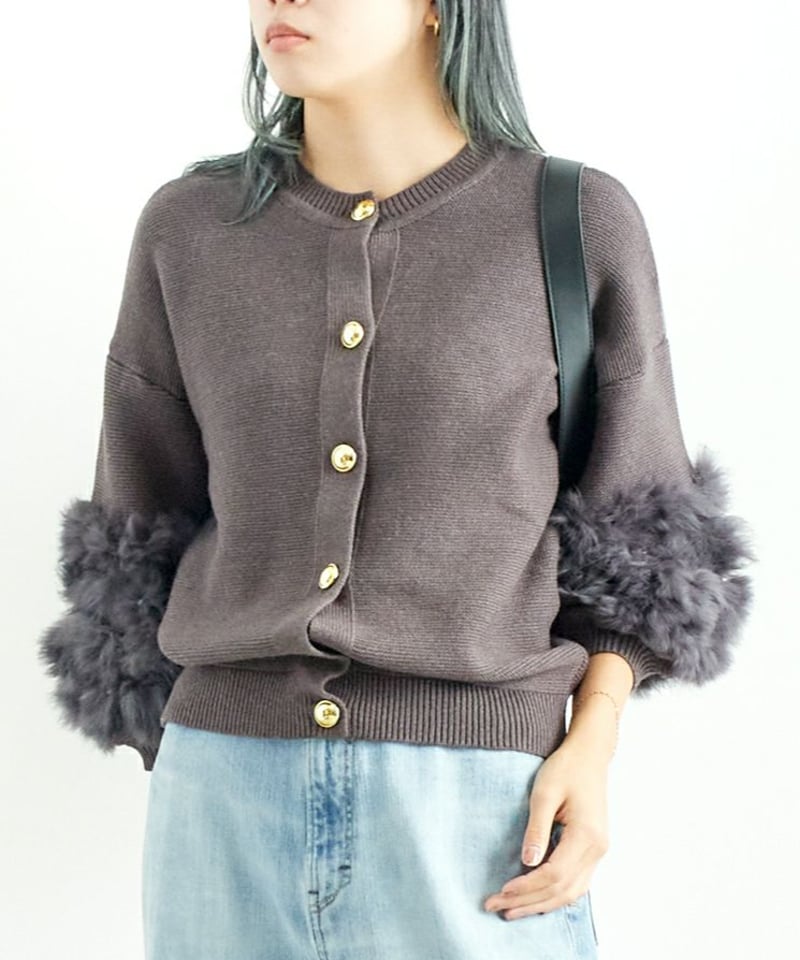torrazzo donna（トラッゾドンナ）】ラビットファー2WAYニット | nulla