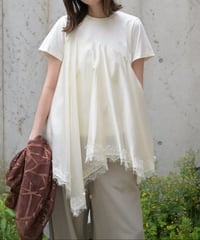 HERENCIA（ヘレンチア）】裾レース カットソー | nulla online