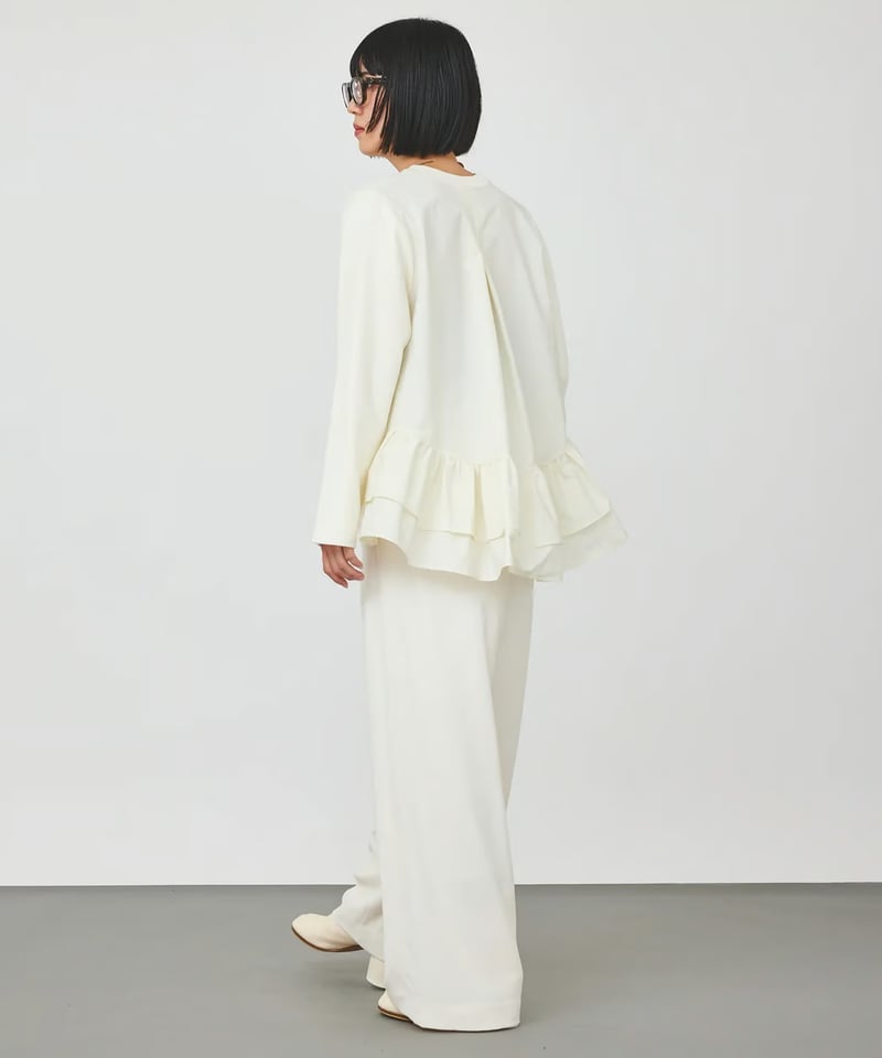 TORRAZZO DONNA✖️Shikina フローラルシアーフレアトップス TORRAZZO DONNA Shikinaコラボフローラルシアーフレアトップス