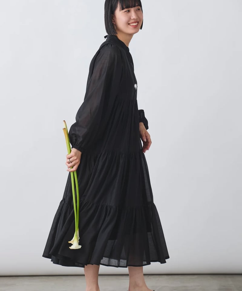 torazzo donna トラッツォドンナ ワンピース シアー torrazzo donna（トラッゾドンナ）】シアーギャザーワンピース