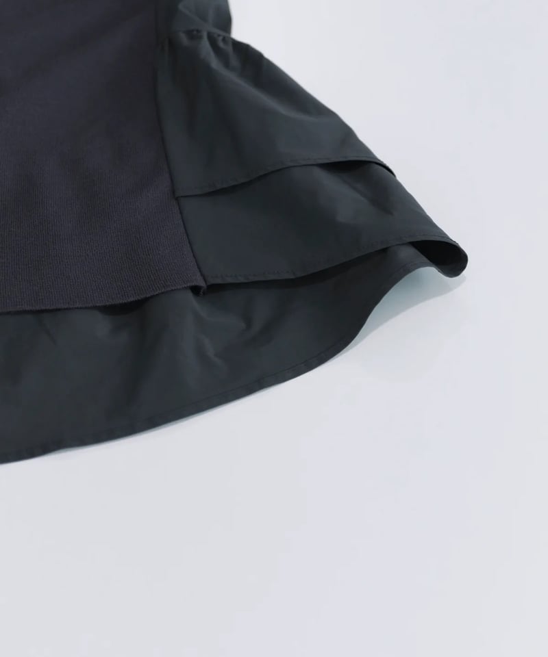 TORRAZZODONNA　shikina　フローラルシアーフレアトップス　黒 TORRAZZODONNA shikina フローラルシアーフレアトップス 黒