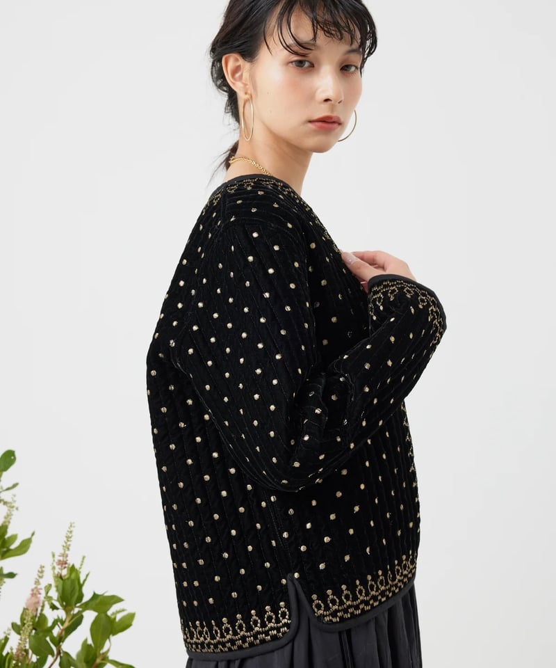 TORRAZZO DONNA 　ヴィンテージ調オリジナル刺繍ジャケット torrazzo donna（トラッゾドンナ）】ヴィンテージ調オリジナル刺繍