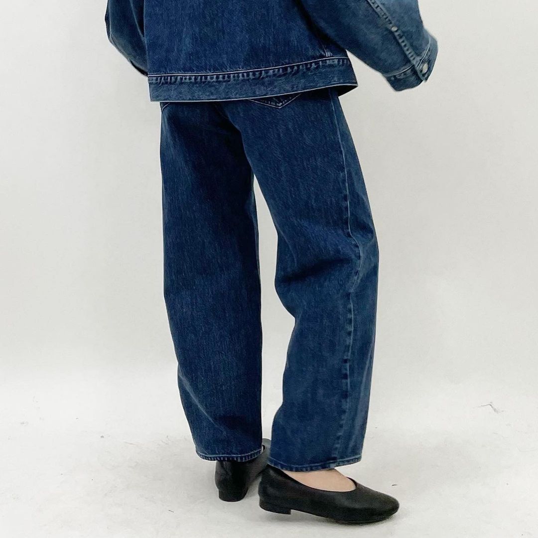 cafune新品☆ソフトコクーンデニム(38) cafune（カフネ）】ソフトコクーンデニムパンツ | nulla online