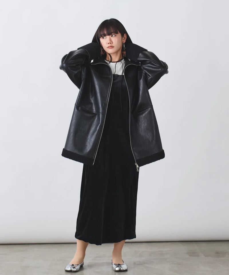 torrazzo donna（トラッゾドンナ）】レザー×ボアハイブリット