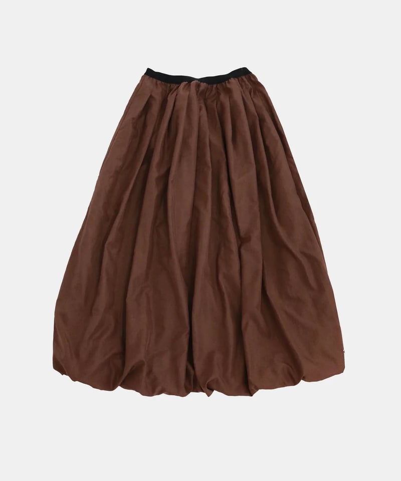 THE TOE バルーンスカート　ブラウン torrazzo donna（トラッゾドンナ）】ナイロンバルーンスカート | nulla