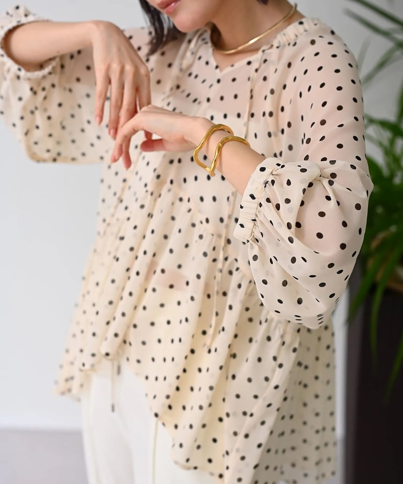 La TOTALITE - 新品♡トッパーブラウス　アイボリー c8ea582dee416e54ccc288d9566cf0