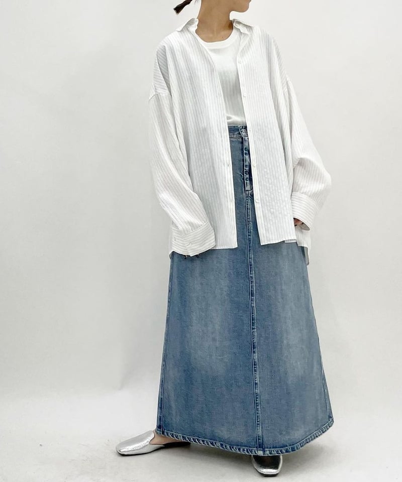 cafune（カフネ）】セミフレアーデニムスカート | nulla online