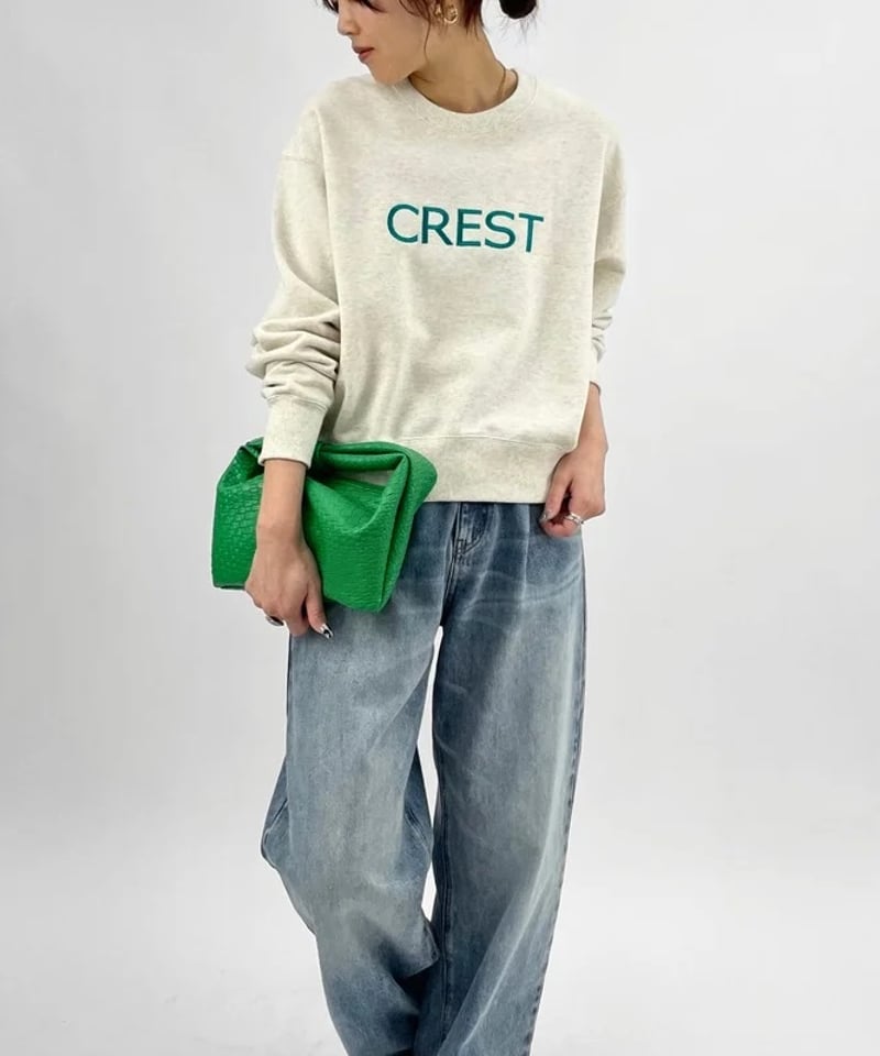 cafune（カフネ）】ロゴ刺繍スウェットプルオーバー | nulla online