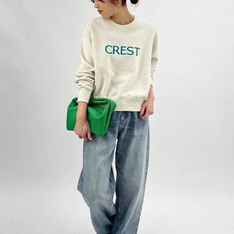 cafune（カフネ）】ロゴ刺繍スウェットプルオーバー | nulla online