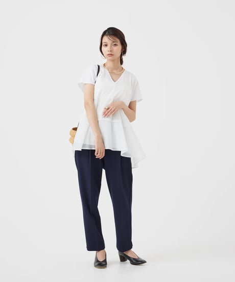 【torrazzo donna（トラッゾドンナ）】ハイブリットトップス