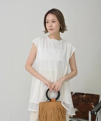 【HERENCIA（ヘレンチア）】チュールドッキングチュニック