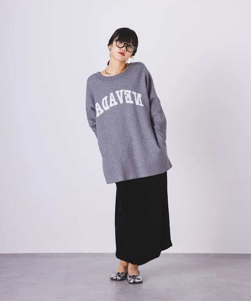 torrazzo donna（トラッゾドンナ）】2WAY ロゴニットカーディガン | nul