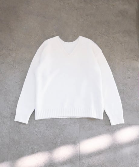 【torrazzo donna（トラッゾドンナ）】ラクーン混ベーシック2WAYネックトップス