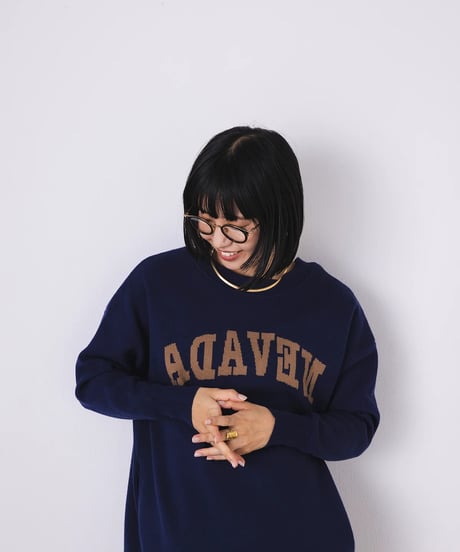 【torrazzo donna（トラッゾドンナ）】2WAY ロゴニットカーディガン