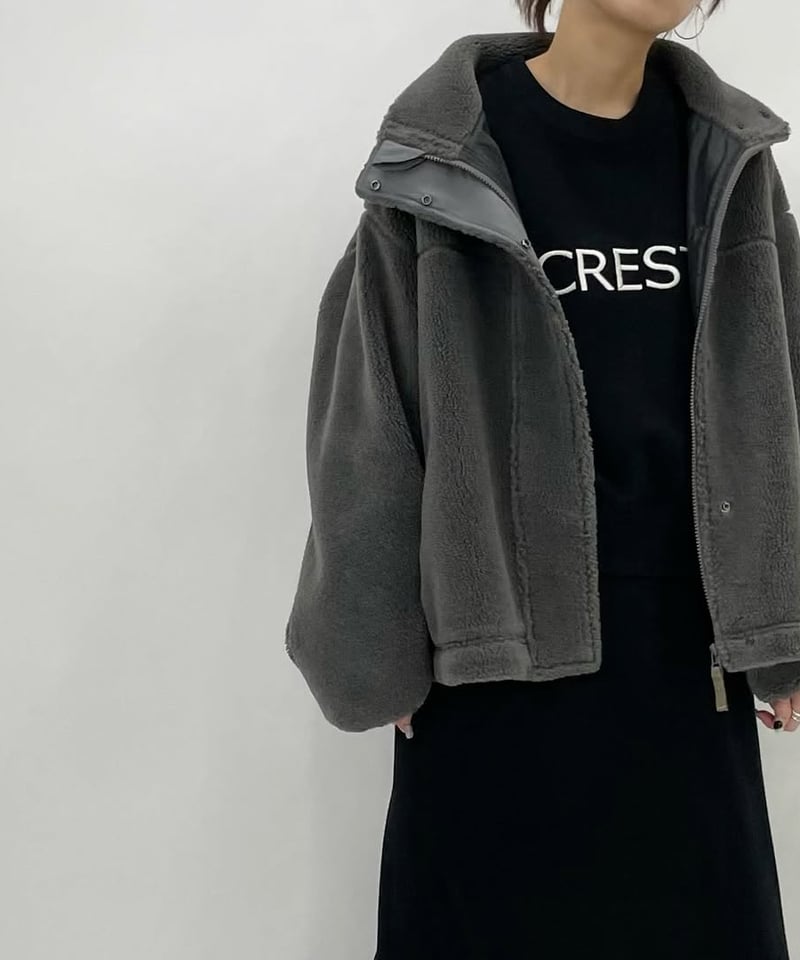 cafune（カフネ）】ロゴ刺繍スウェットプルオーバー | nulla online