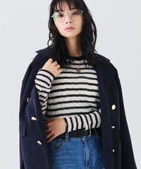 【torrazzo donna（トラッゾドンナ）】ランダムリブニットトップス
