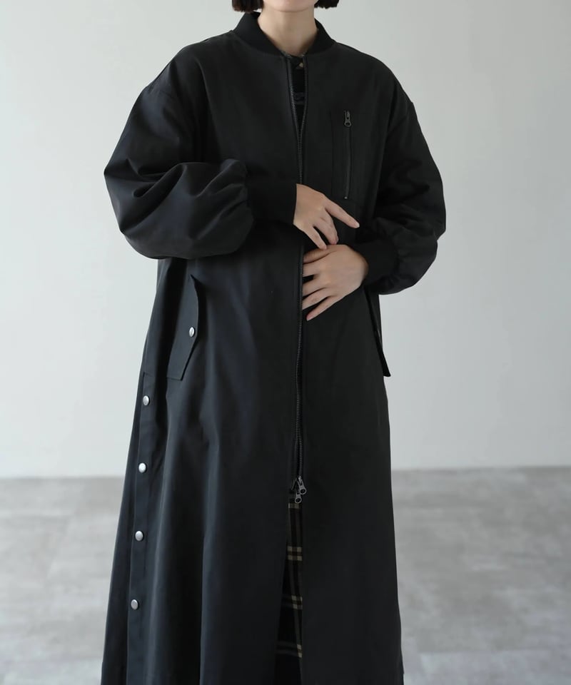 HERENCIA（ヘレンチア）】リブ ロングコート | nulla online