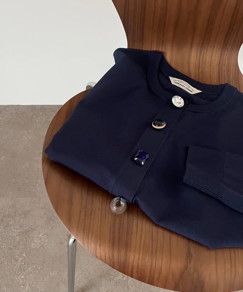 torrazzo donna（トラッゾドンナ）】ビジューカーディガン | nulla online