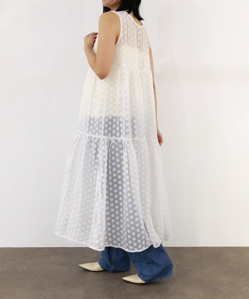 TORRAZZO DONNA トラッツォドンナ ドット ティアード ワンピース torrazzo donna（トラッゾドンナ）】ドットシアーティアード2WAY