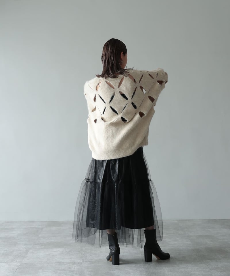 HERENCIA（ヘレンチア）】クラッシュシャギー ニット | nulla online